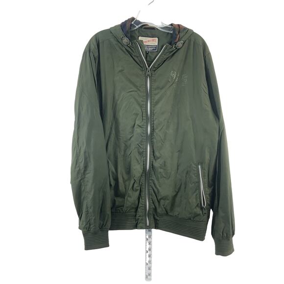Women's Petrol Industries XL Green Jacket Preowned Full Zip - Picture 1 of 4
